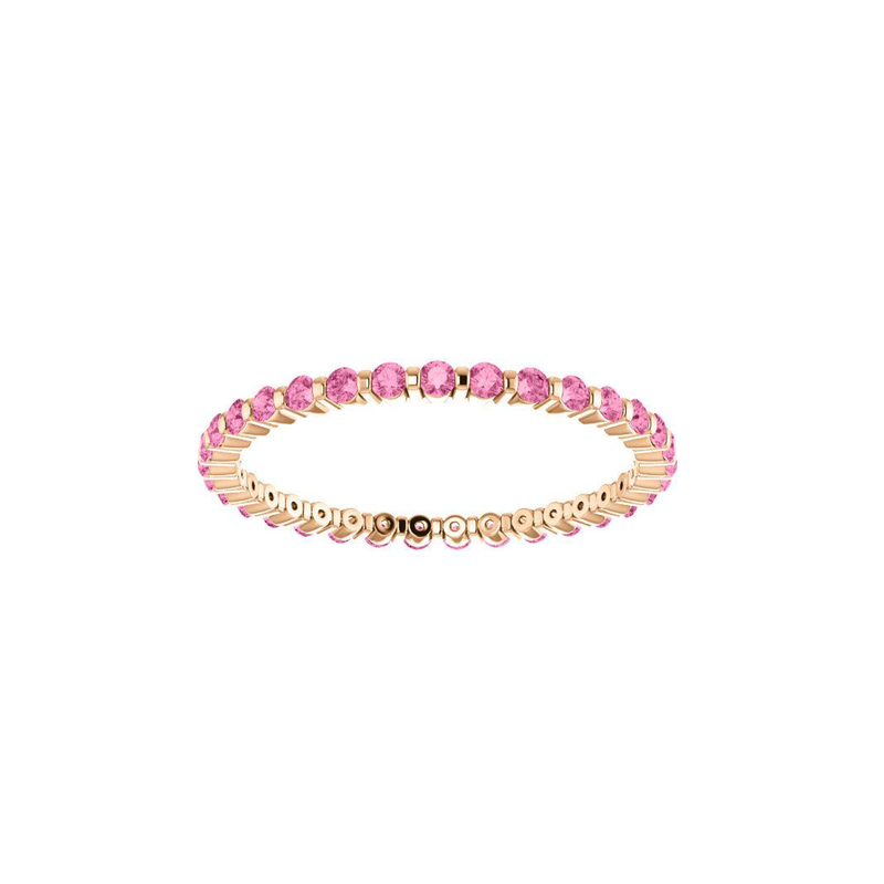 14k Pink Sapphire Eternity Ring - YAREMA JEWELRY